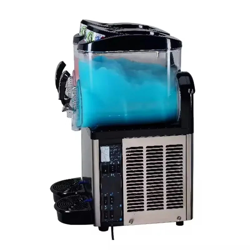 XRJ-10Lx2 twin-tank commercial slush machine, 2 × 10L