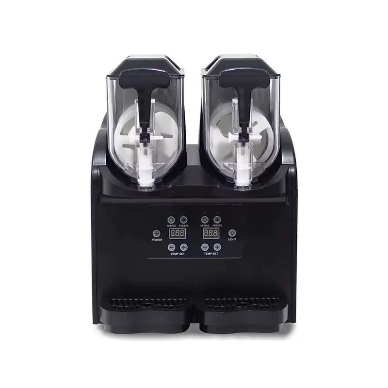 XRJ-3Lx2 compact twin-tank countertop slush machine, 2 × 3.5L