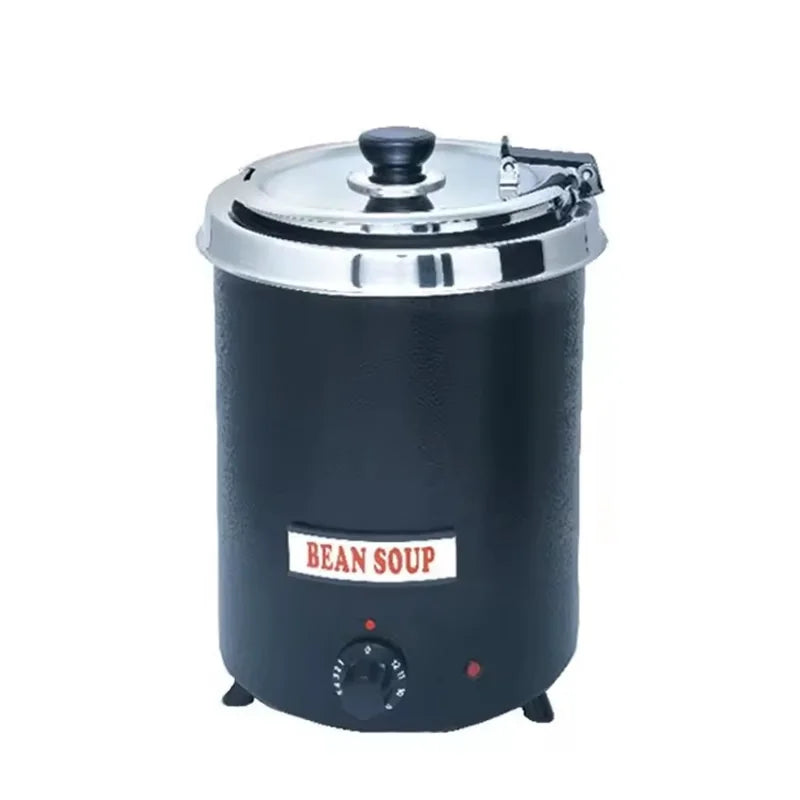 SB-5700 5L round commercial soup kettle with single-handled lid