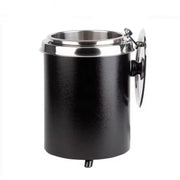 SB-5700 5L round commercial soup kettle with single-handled lid
