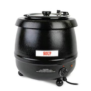 SB-6000 10L round commercial soup kettle with single-handled lid