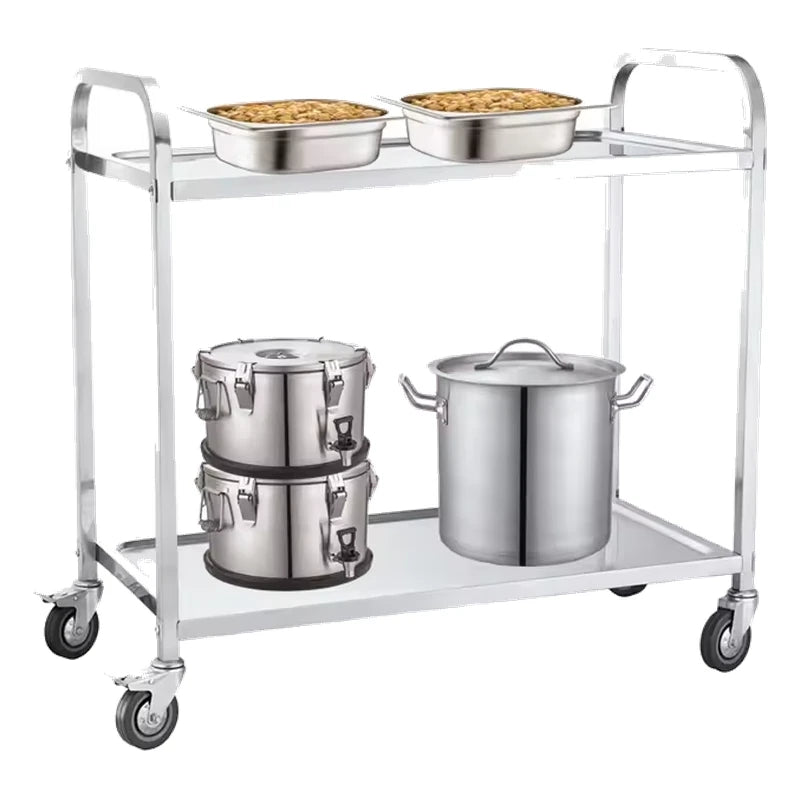 Stainless Steel Trolley — Commercial Grade