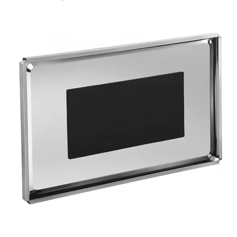 ST-L2 two-tier stainless steel service trolley with square-tube frame