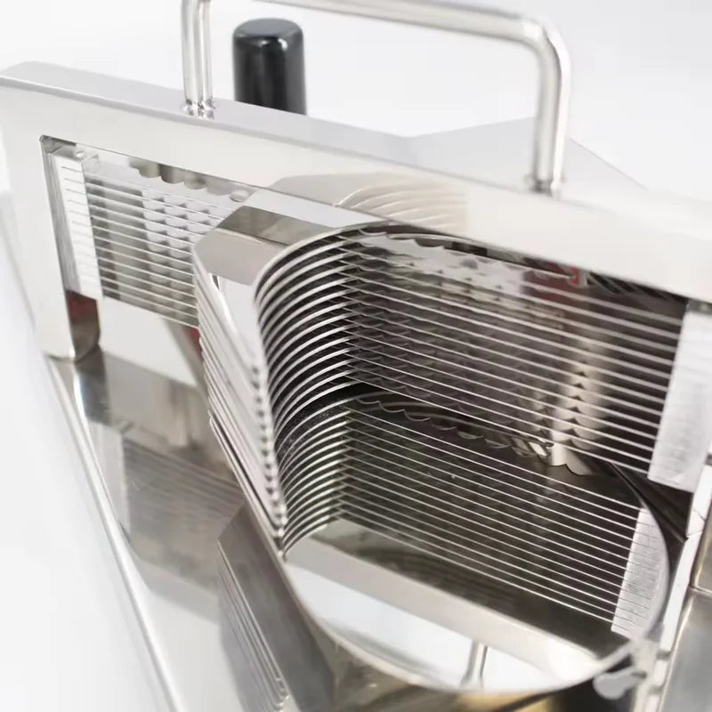 HT-4 manual 4mm commercial tomato slicer, stainless steel blades
