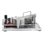 HT-5.5 manual 12-blade commercial tomato slicer, stainless steel