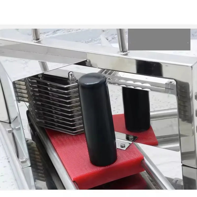 HT-5.5 manual 12-blade commercial tomato slicer, stainless steel