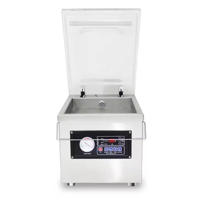 DZ-260PD single-chamber tabletop vacuum sealer, stainless steel