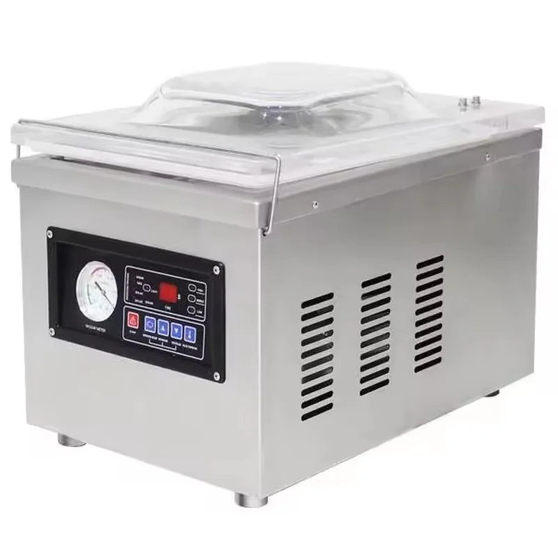 DZ-260PD single-chamber tabletop vacuum sealer, stainless steel