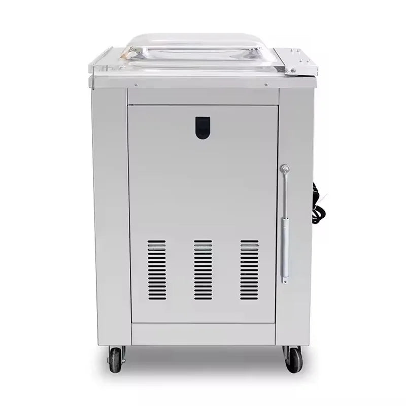 DZ-500_2E floor-standing chamber vacuum sealer, stainless steel