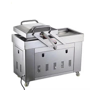 DZ-500/2SB floor-standing industrial chamber vacuum sealer, stainless steel