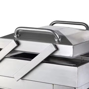 DZ-500/2SB floor-standing industrial chamber vacuum sealer, stainless steel