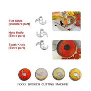 HR-9 commercial electric vegetable cutter with 9L barrel