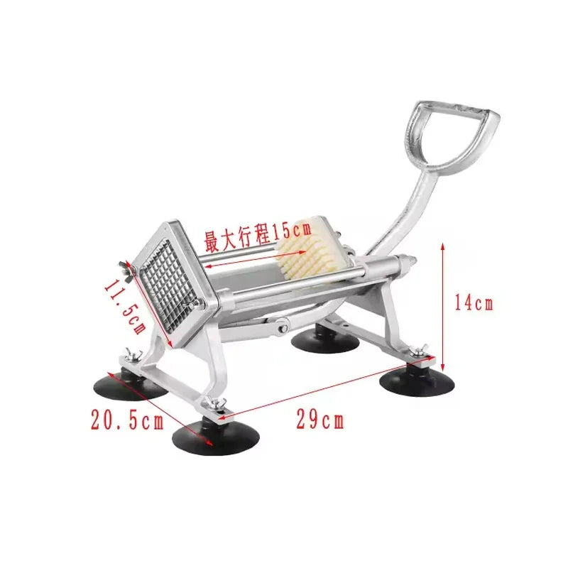 JG-03 manual hand-press vegetable dicer with stainless steel blades