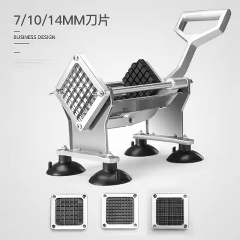 JG-03 manual hand-press vegetable dicer with stainless steel blades