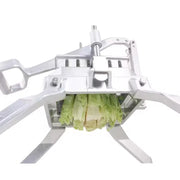 JG-12 manual hand-press vegetable cutter, aluminium and stainless steel