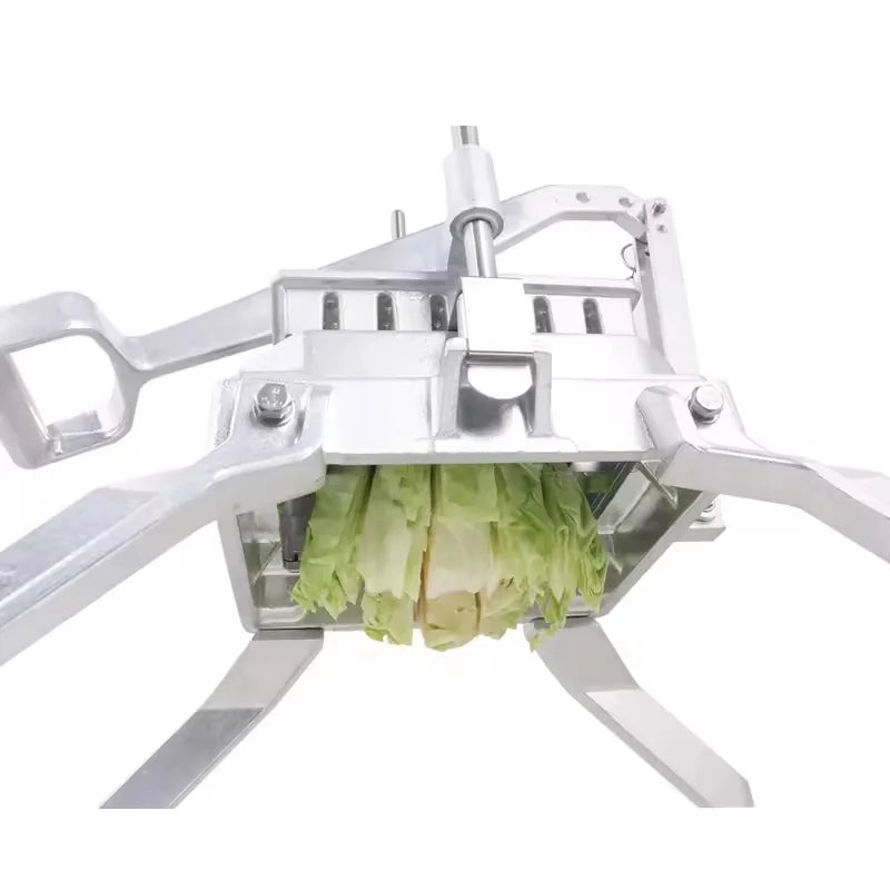 JG-12 manual hand-press vegetable cutter, aluminium and stainless steel
