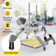 JG-13A manual hand vegetable slicer with 420 stainless steel blades