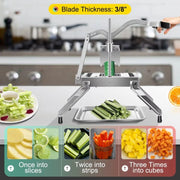JG-13 manual hand vegetable slicer with stainless steel blade