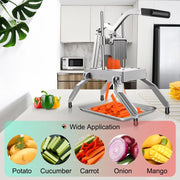 JG-13 manual hand vegetable slicer with stainless steel blade