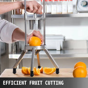 JG-15 compact manual hand-press vegetable cutter, aluminium and stainless steel