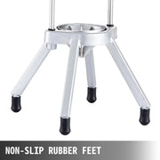 JG-15 compact manual hand-press vegetable cutter, aluminium and stainless steel