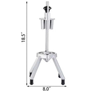 JG-15 compact manual hand-press vegetable cutter, aluminium and stainless steel