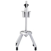 JG-15 compact manual hand-press vegetable cutter, aluminium and stainless steel