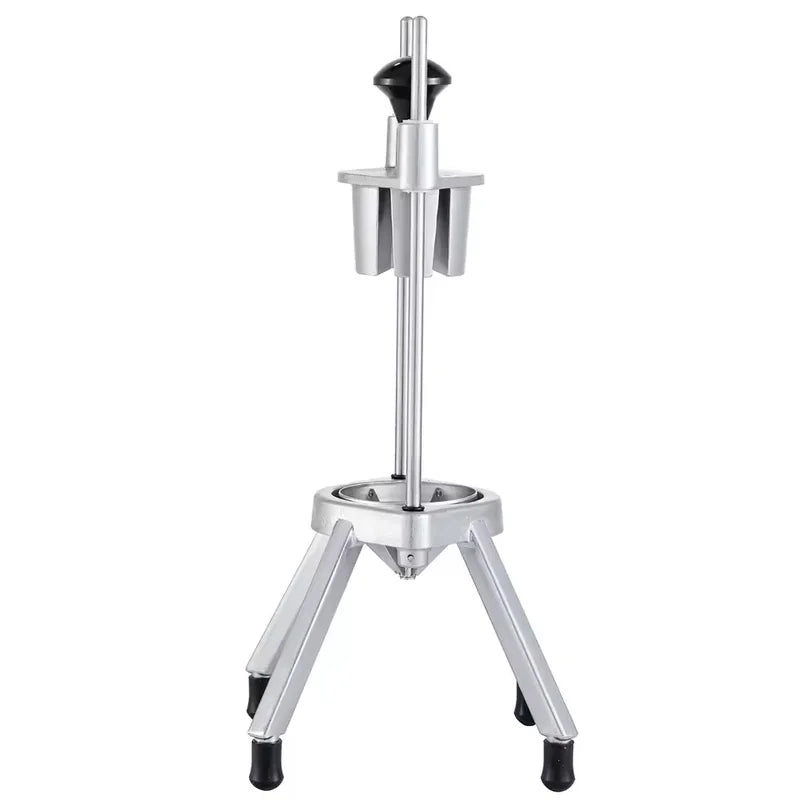 JG-15 compact manual hand-press vegetable cutter, aluminium and stainless steel