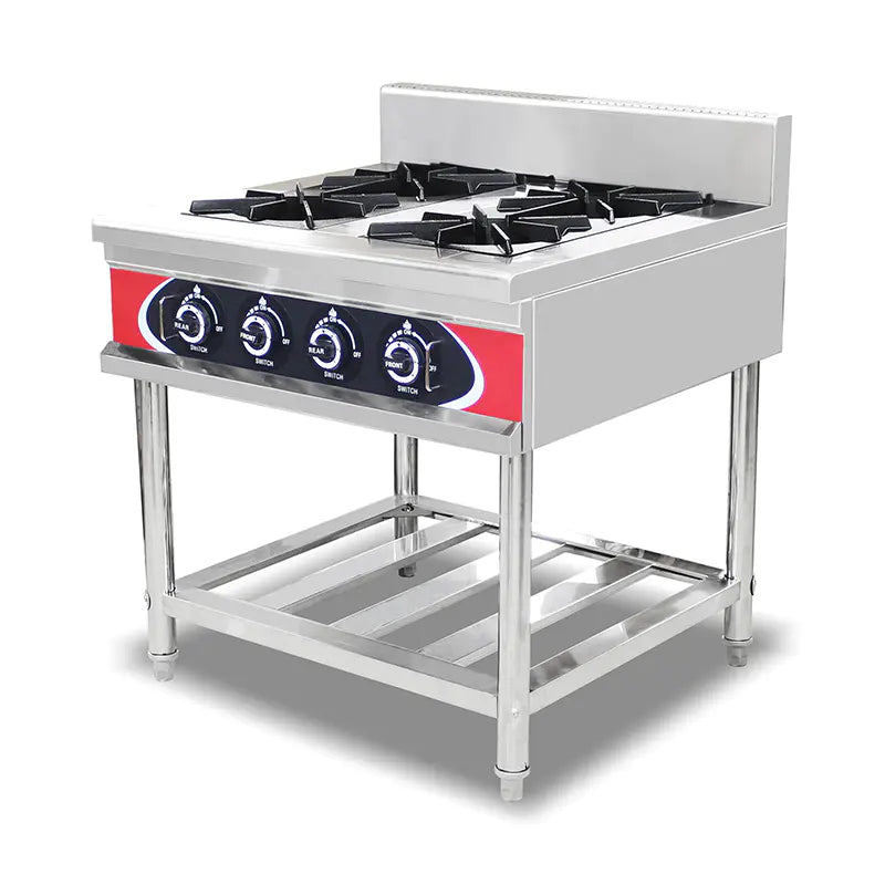 Cook Stove Commercial Stainless Steel Natural Gas LPG GZL-4W