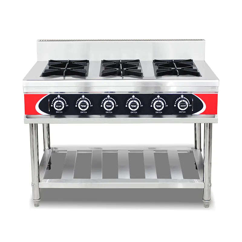Cook Stove Commercial Stainless Steel Natural Gas LPG GZL-4W