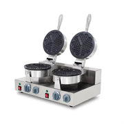 WXL-2207B-2 double waffle cone maker, two 18.5cm plates