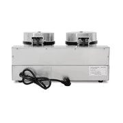WXL-2207B-2 double waffle cone maker, two 18.5cm plates