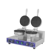 WXL-2 double-plate commercial waffle maker, cast iron