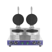 WXL-2 double-plate commercial waffle maker, cast iron