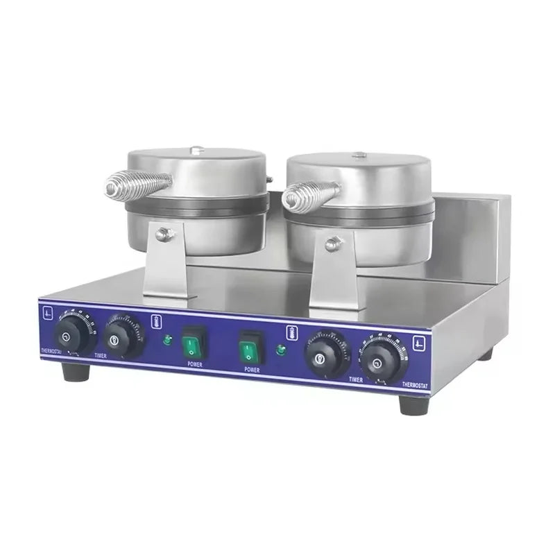 WXL-2 double-plate commercial waffle maker, cast iron