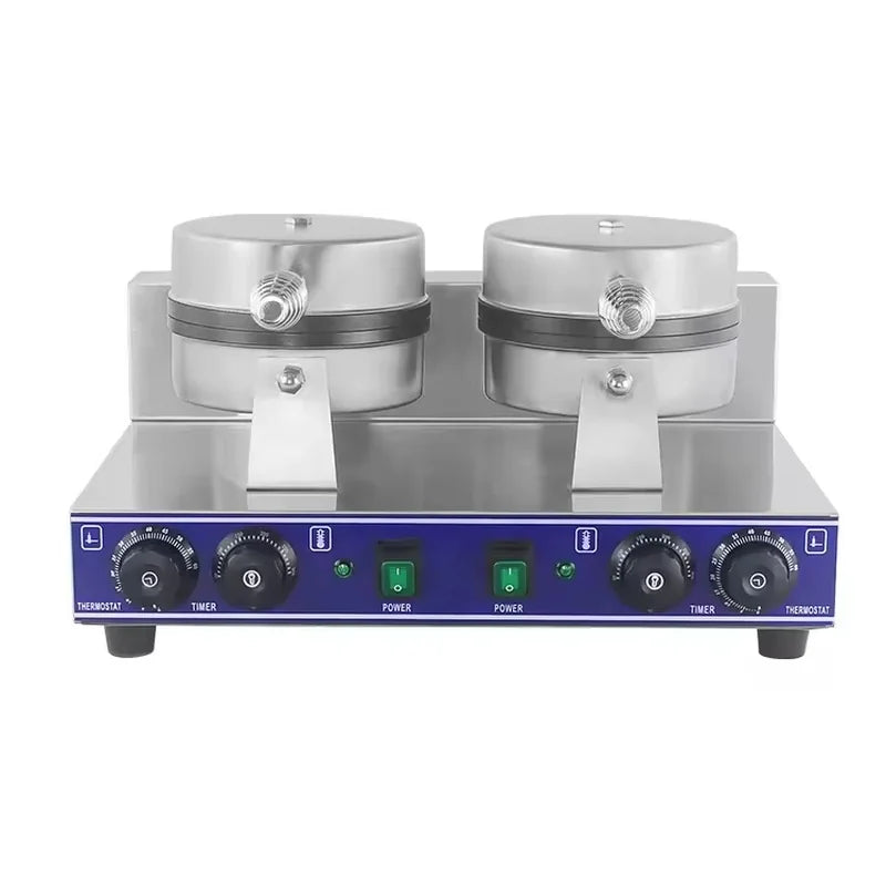 WXL-2 double-plate commercial waffle maker, cast iron