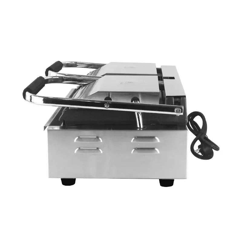 CHZ-810-2 double-plate electric contact grill with fully ribbed plates