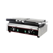 CHZ-810-2A double electric contact grill with ribbed and smooth plates