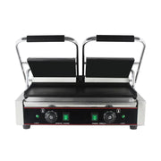 CHZ-810-2B double electric contact grill with smooth non-stick plates