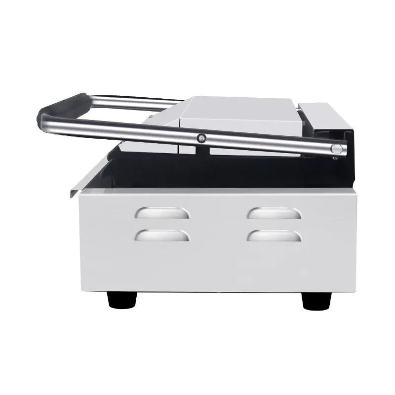 CHZ-820 portable electric contact grill with black non-stick iron plates