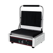 CHZ-820 portable electric contact grill with black non-stick iron plates