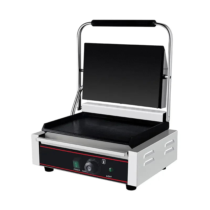 CHZ-820B single-plate electric contact grill with fully flat plates