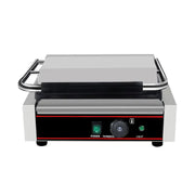 CHZ-820B single-plate electric contact grill with fully flat plates