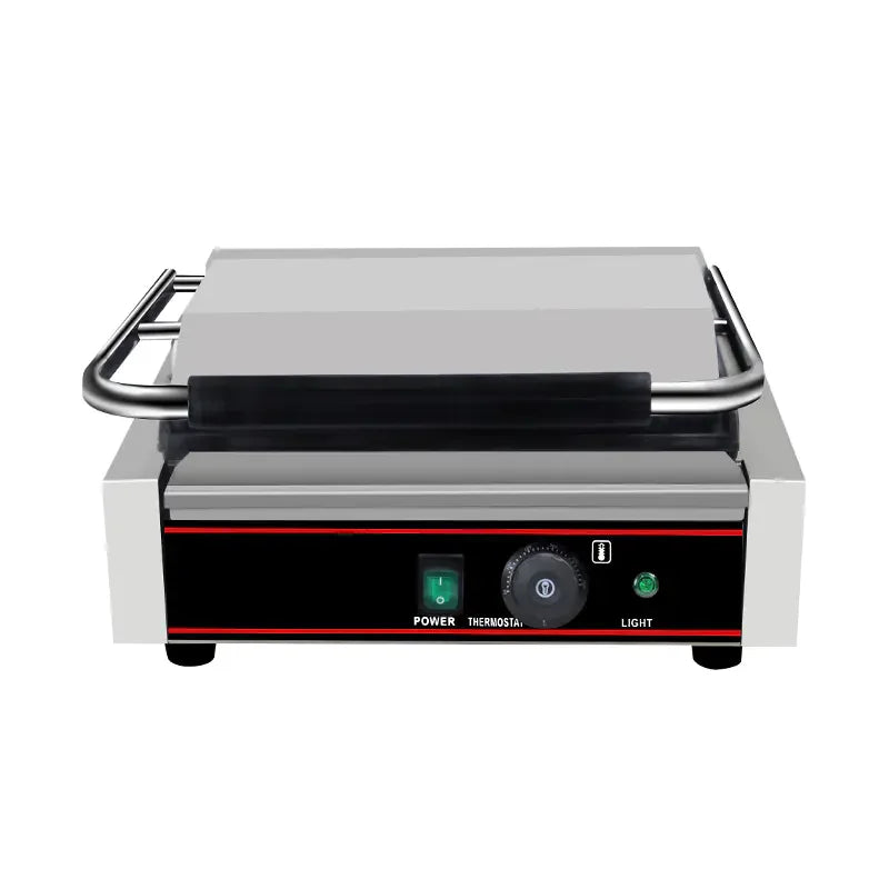 CHZ-820B single-plate electric contact grill with fully flat plates