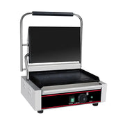 CHZ-820B single-plate electric contact grill with fully flat plates