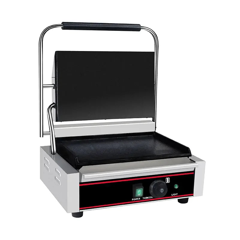 CHZ-820B single-plate electric contact grill with fully flat plates