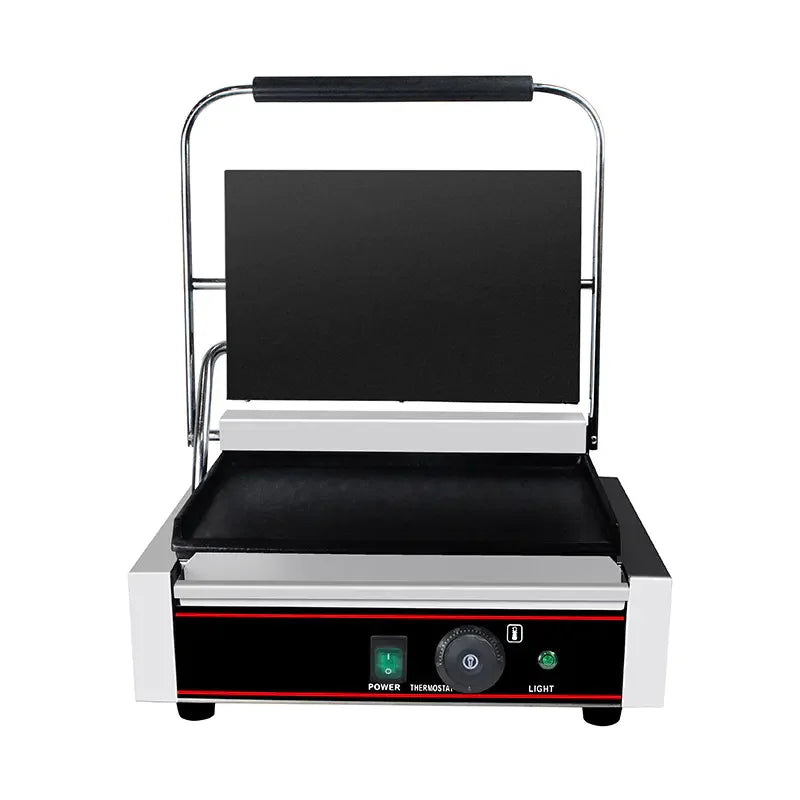 CHZ-820B single-plate electric contact grill with fully flat plates