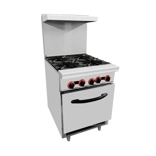GSO-4A American-style stainless steel gas cabinet cook stove with base oven