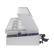 RTC-3H 3-pan countertop electric bain marie, stainless steel