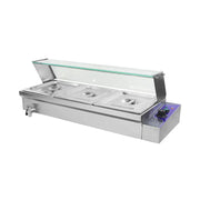 RTC-3H 3-pan countertop electric bain marie, stainless steel